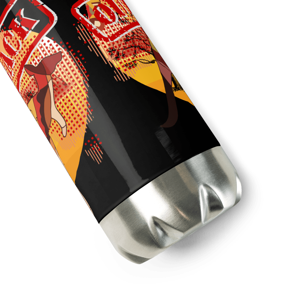 Trinkflasche aus Edelstahl Design: Outback unten